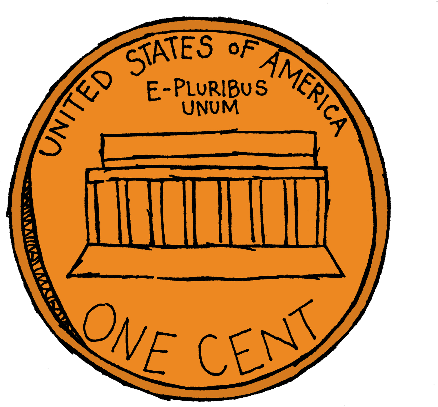 Penny Clip Art Free Penny Clip Art Free - Penny Clip Art (1600x1600)