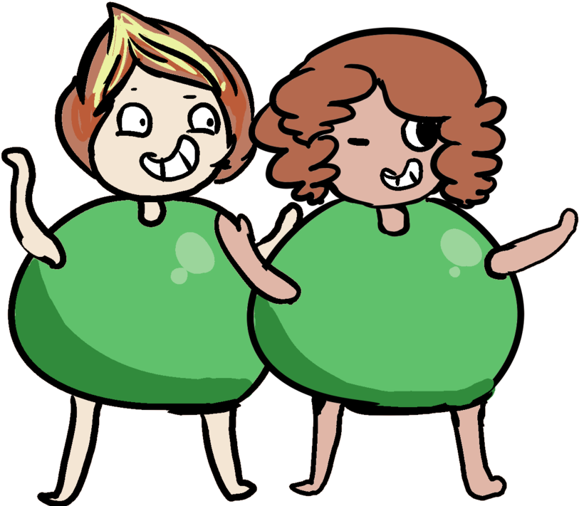 Two Peas In A Pod By Thesquiggler - 2 Peas In A Pod (1024x768)