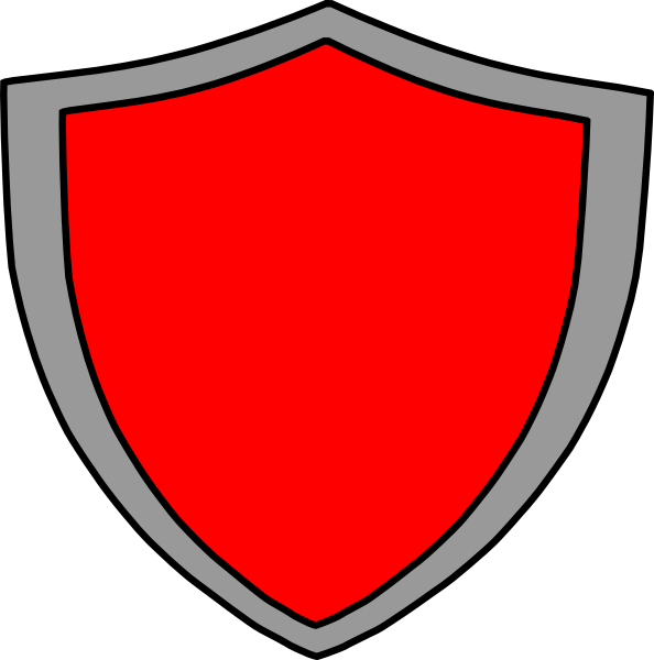 Badge Outline Clip Art - Red Badge Clip Art (594x600)