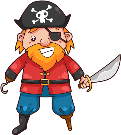 Pirate Free To Use Clipart - Pirate Clipart Png (449x505)