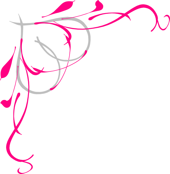 Roses Corner Border Clip Art Use These Free Images - Heart Corner Borders (582x597)