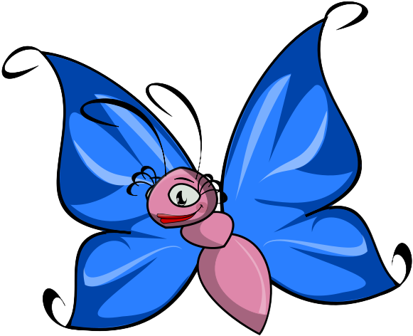 Free Cute Butterfly Clip Art - Cute Butterfly Clip Art Free (640x480)