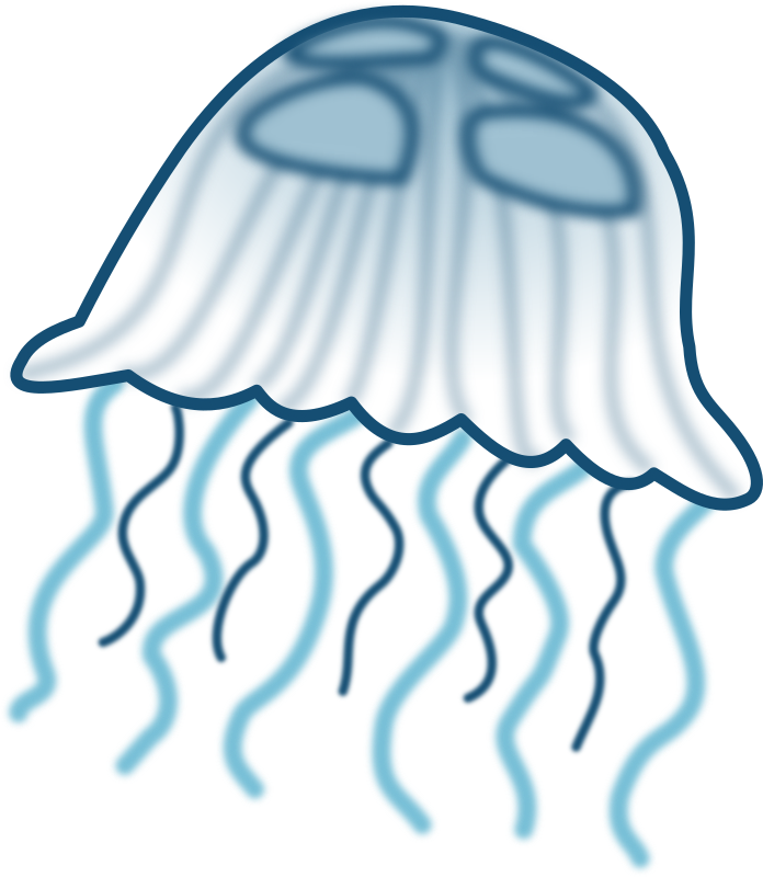 Jellyfish Free To Use Clip Art - Jellyfish Clipart (1113x1280)