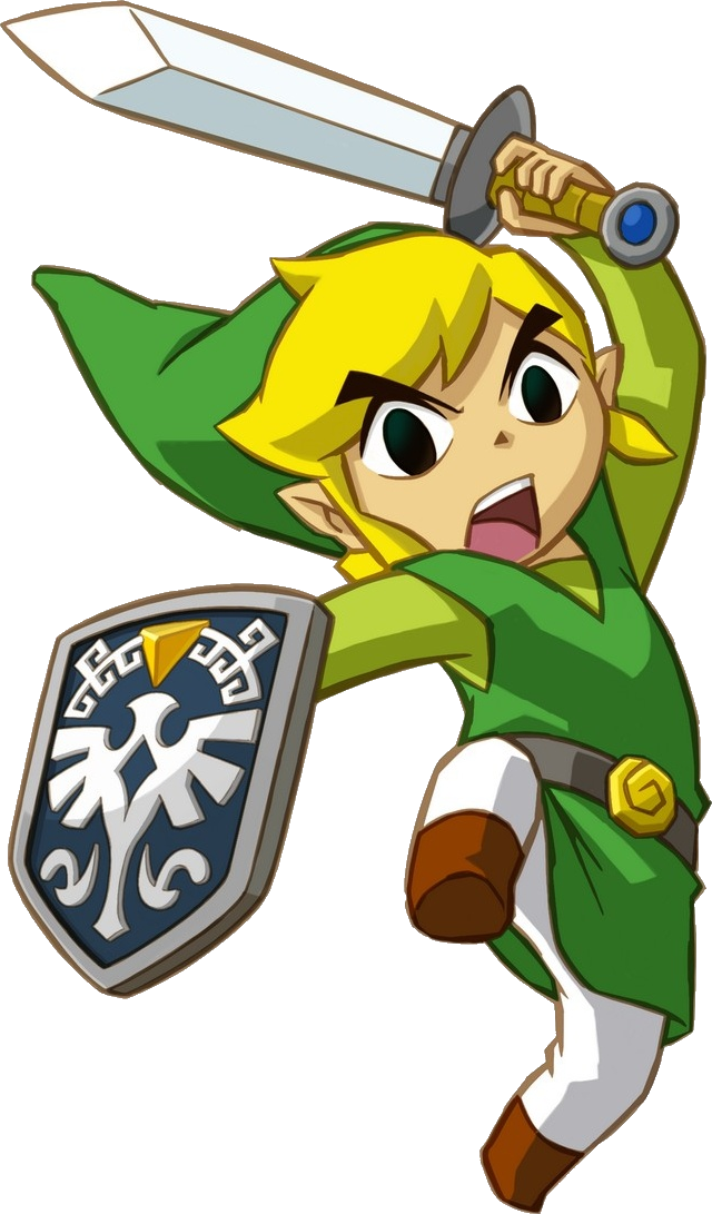 Download Png Image - Legend Of Zelda Spirit Tracks Link (640x1091)