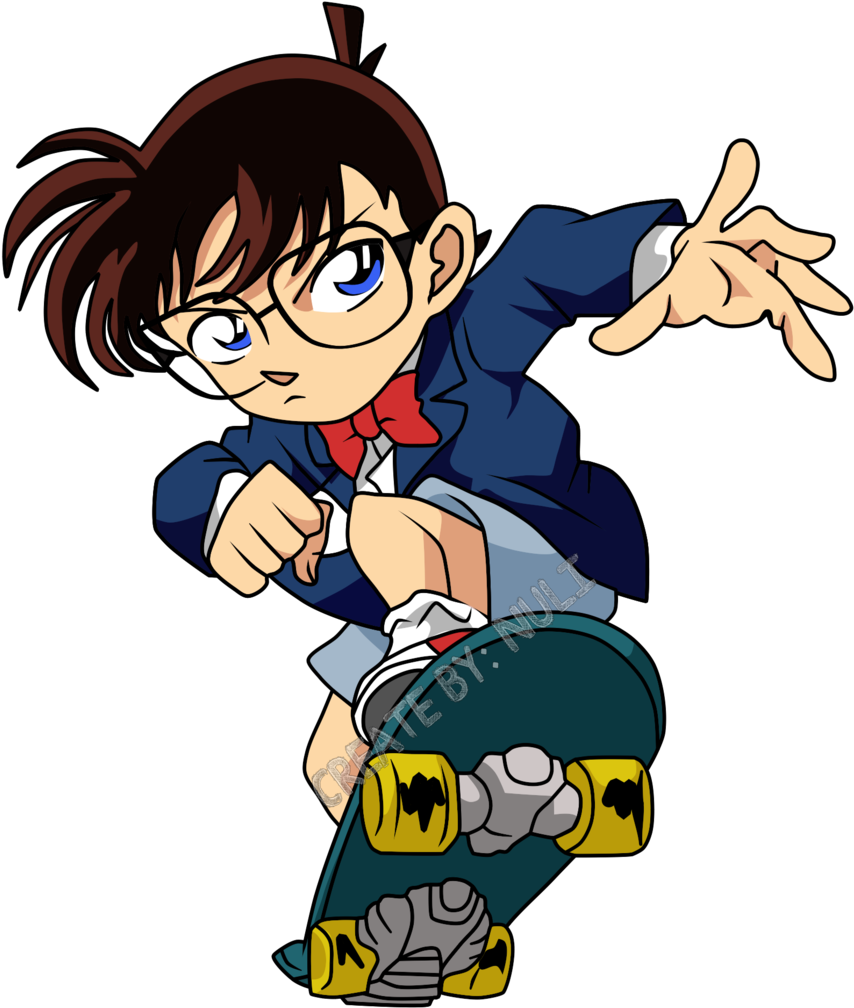 Detective Conan Fill By Tranexxx - Detektif Conan Png (1024x1028)