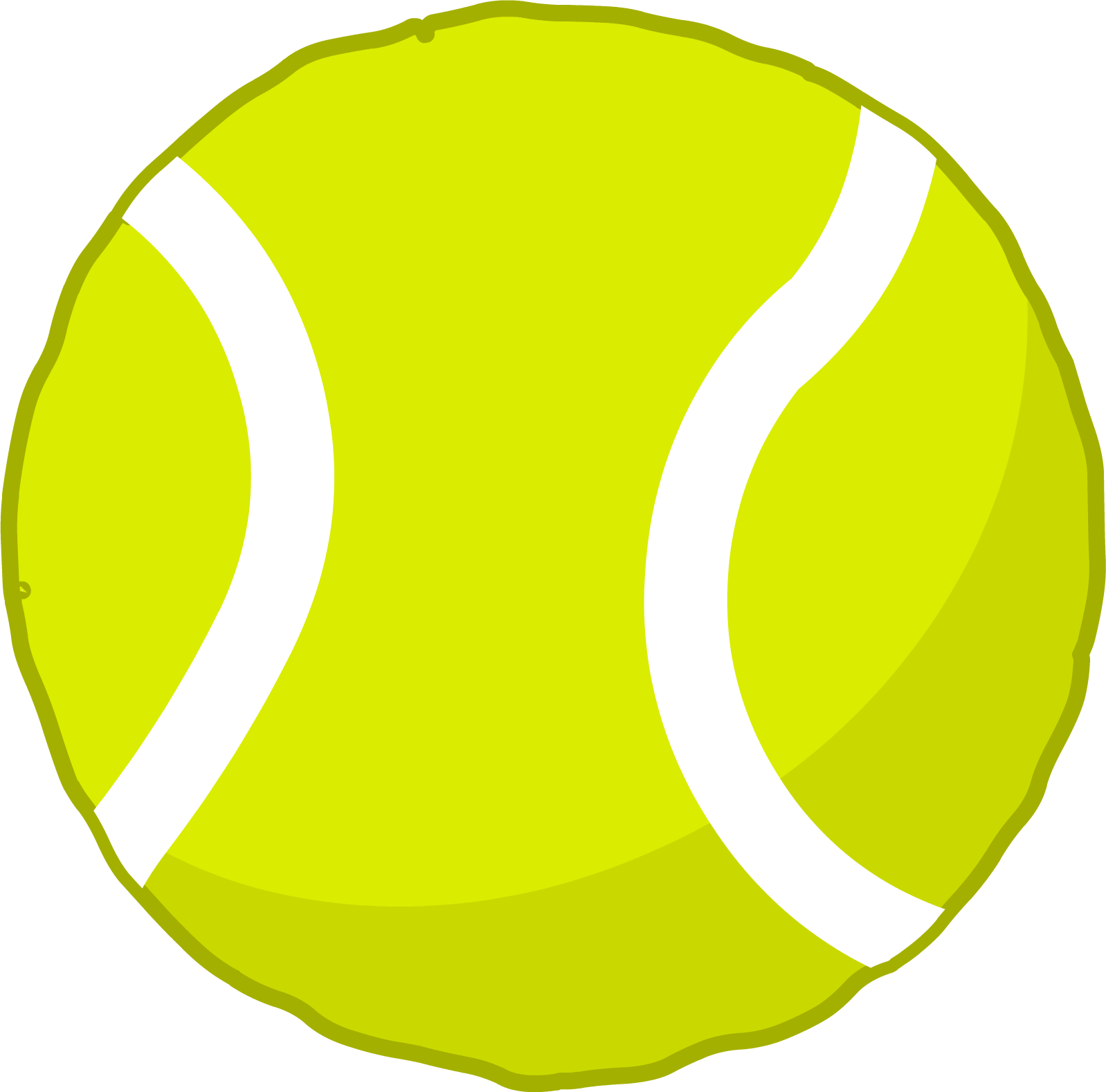 Picture Of Tennis Ball Clipart Free To Use Clip Art - Battle For Dream Island Tennis Ball (1598x1578)