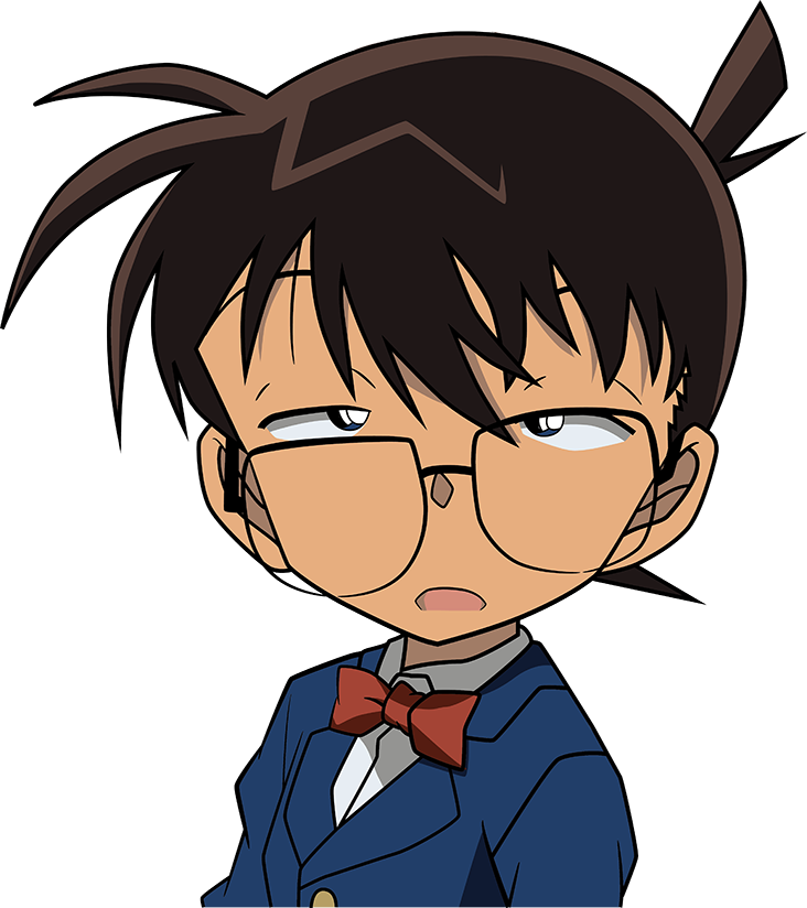 Conan Edogawa Clipart - Detective Conan Face (732x824)