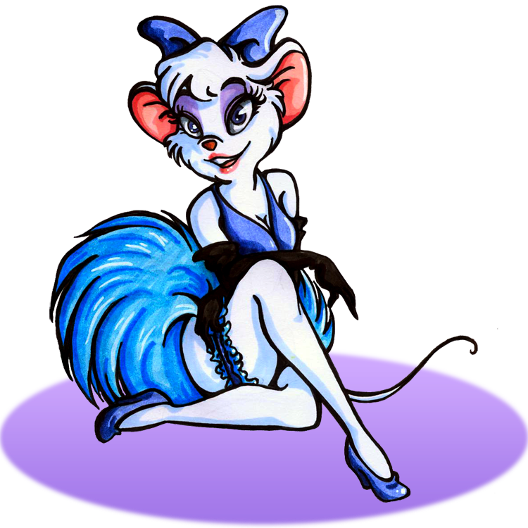 Miss Kitty By Yaraffinity - Basil The Great Mouse Detective Kitty Mouse (750x750)