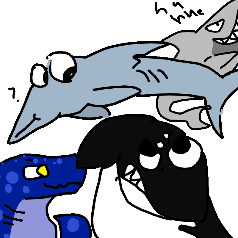 Dank Fish By Shark-detective - Cartoon (800x800)