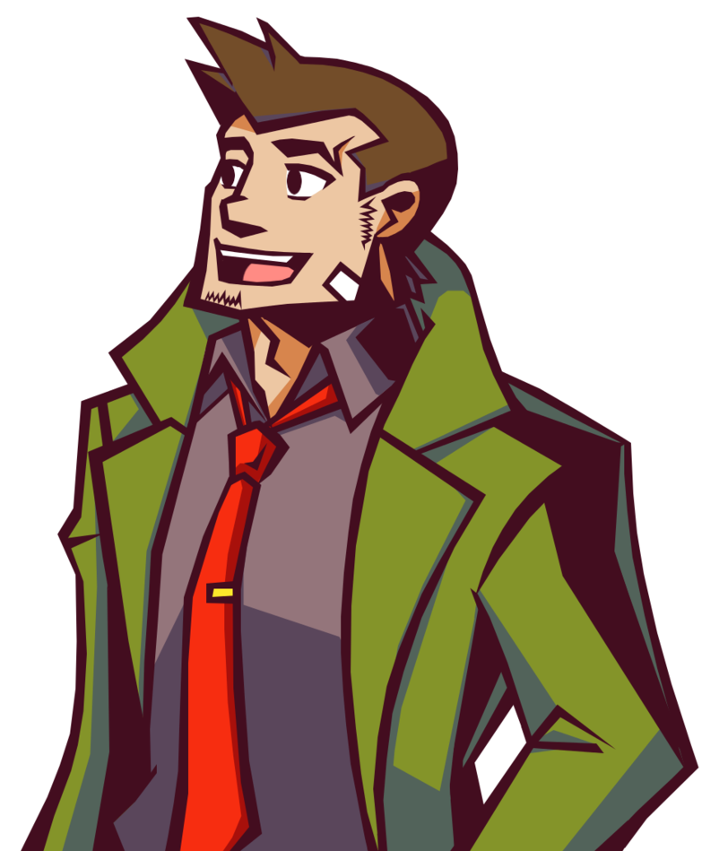 Detective Gumshoe In Ghost Trick Stlye By Rockerfox999 - Ace Attorney Ghost Trick (830x963)
