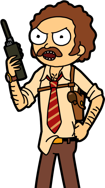 Rookie Morty - Hard Boiled Morty (397x657)