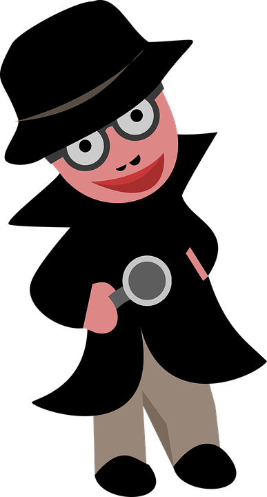 Being Crime Detective Human Man People Research - นักสืบ Png (403x750)