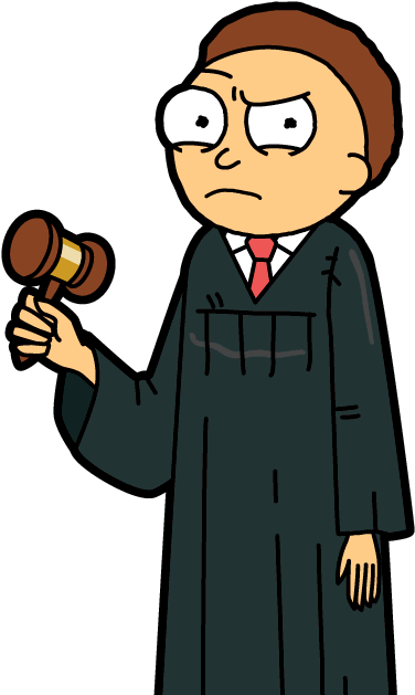 Lawyer Morty - Morty Pocket Morty (421x650)
