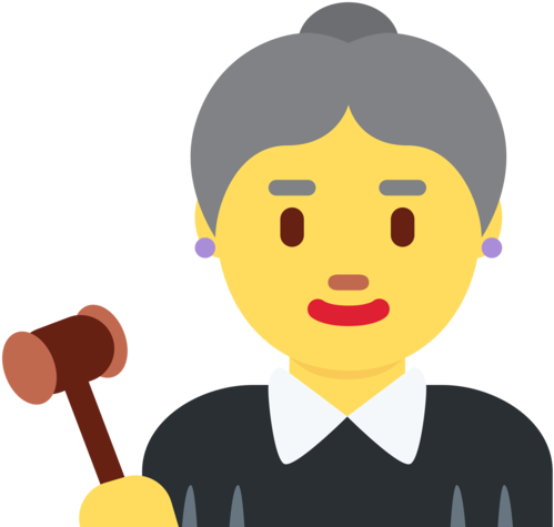 Twitter - Lawyer Emoji (512x512)
