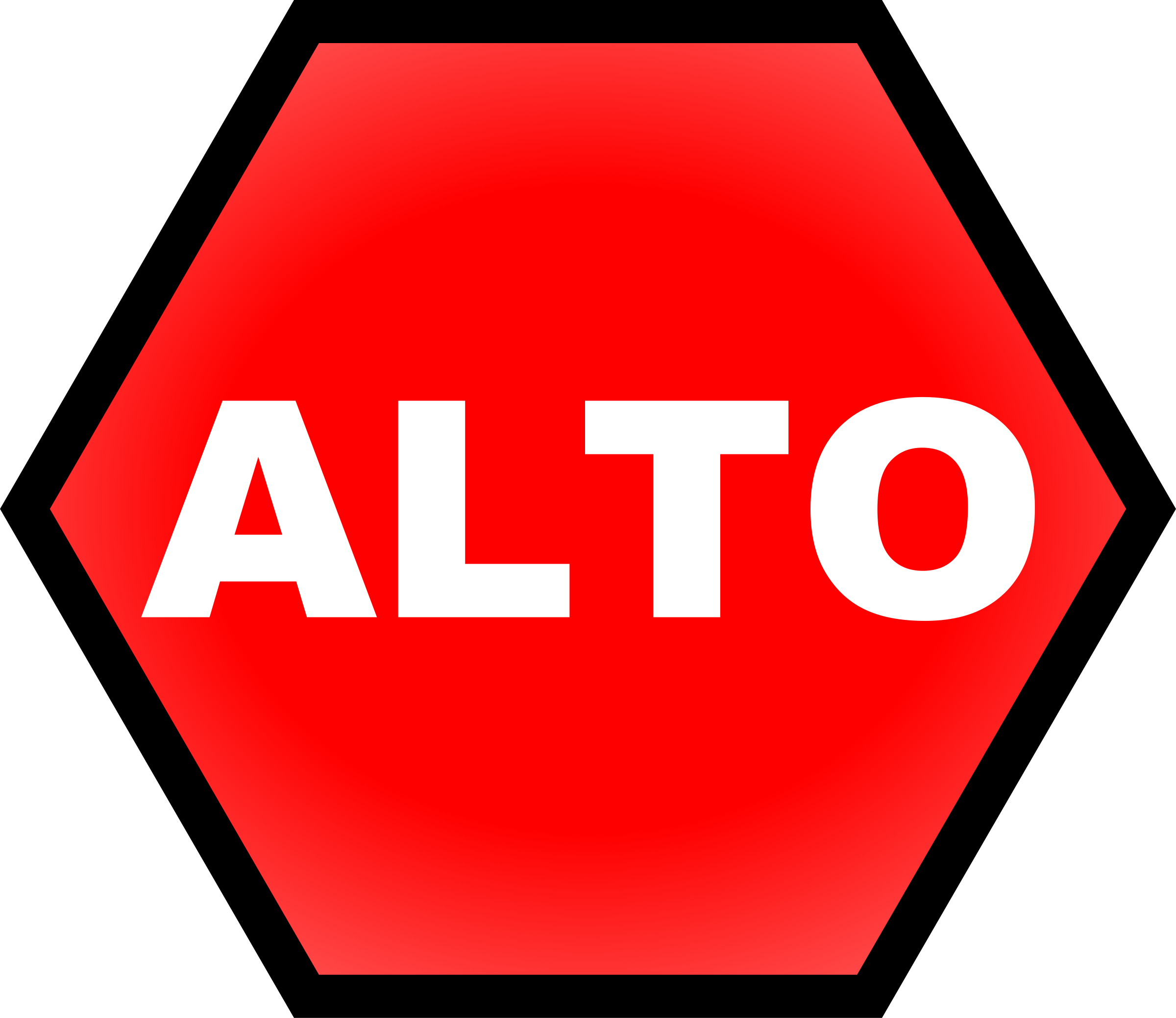 Stop Sign Clipart, Vector Clip Art Online, Royalty - Stop Sign In Spanish (2400x2079)
