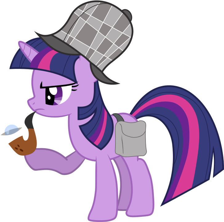 Detective Twilight By Elica1994 - Twilight Sparkle Sherlock Holmes (800x744)