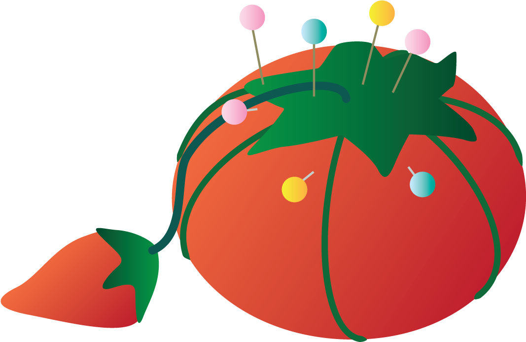 Tomato Pin Cushion Ghg Image - Pin Cushion Clip Art (1081x693)