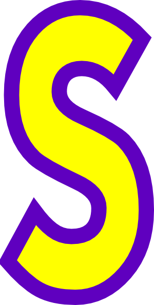 Letter S Clip Art - Letter S Clip Art (300x594)