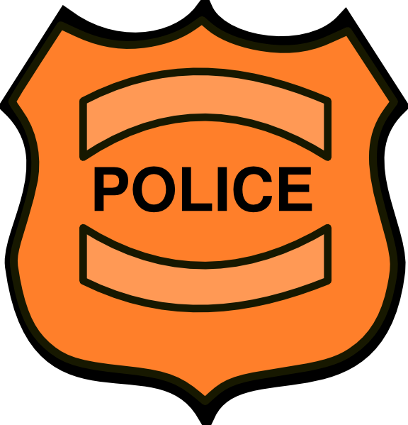 Police Badge Clip Art At Clker - Police Officer Badge Clipart (576x599)