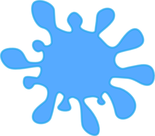 Water Splash Clip Art - Clip Art Water Puddle (600x529)
