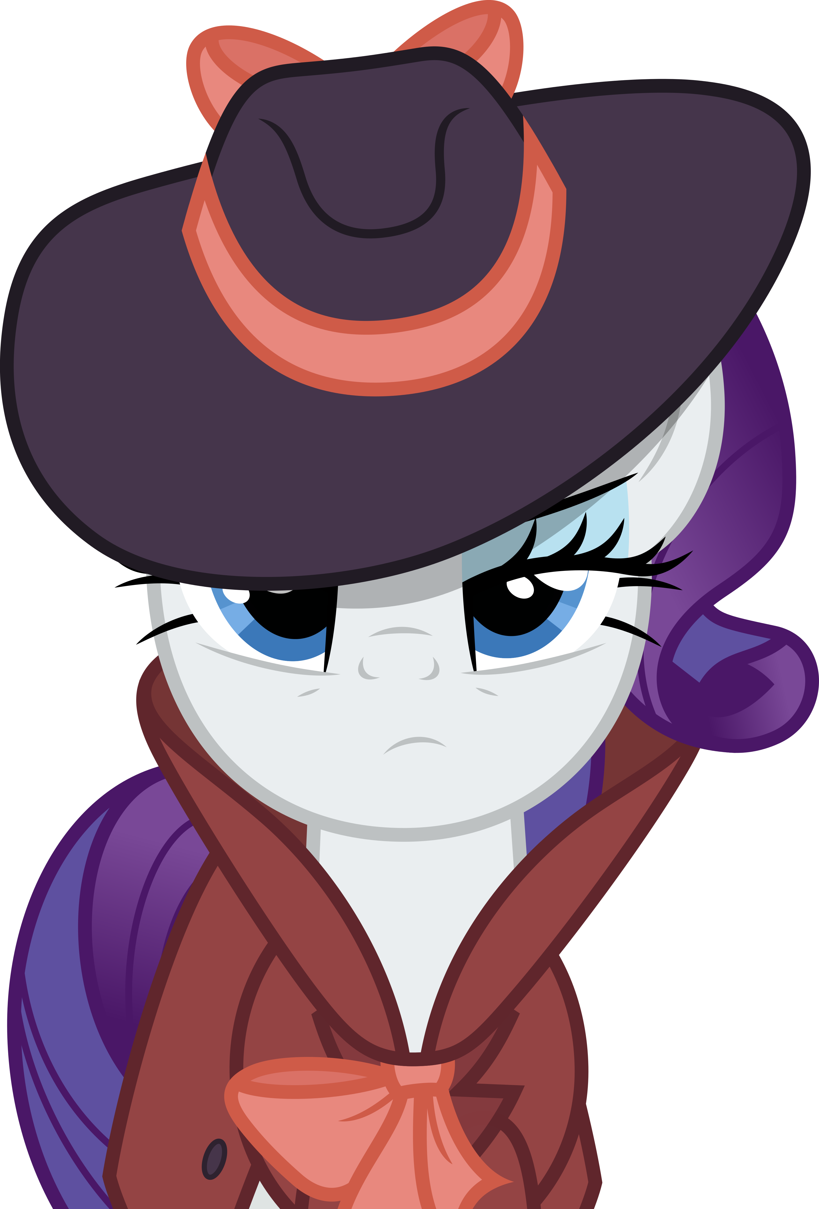 Theroyalprincesses 141 20 Vector - Mlp Detective Rarity (3387x5000)