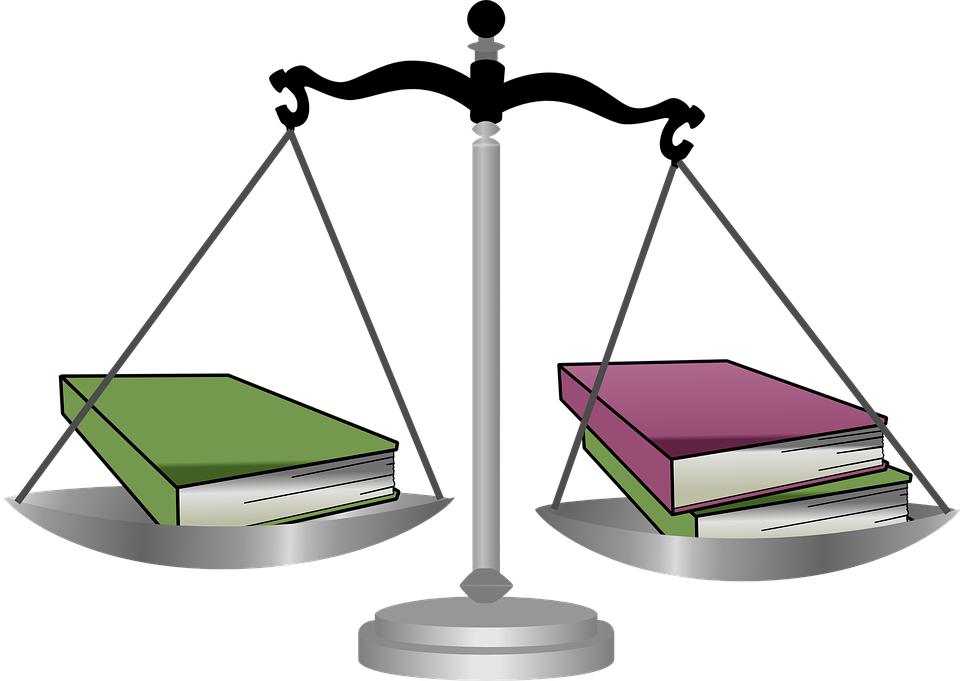 Scale Weigh Judge Books Equial Balance Justice - Weighted Classes (960x681)