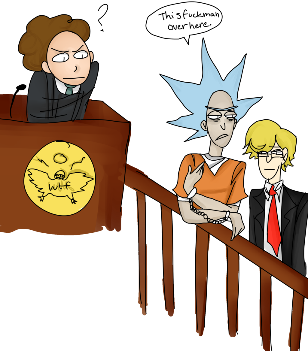 Saladdaysaregone Judge Morty And Rick Allen Pt 1 By - Comics (1024x1394)