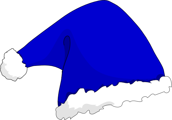 Santa Hat B Image - Santa Hat Clip Art (600x417)