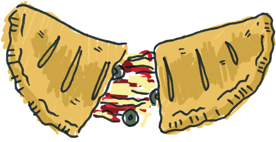 Calzone - Calzone Clipart (1049x654)