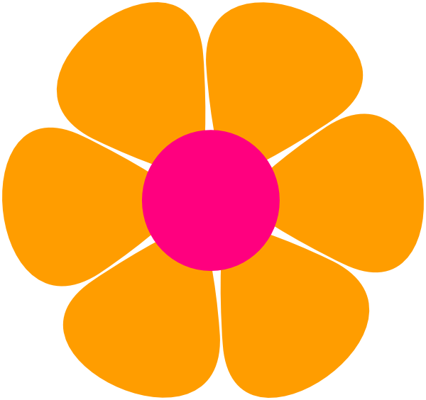 Bus Clipart - Hippie Flowers Transparent (600x564)