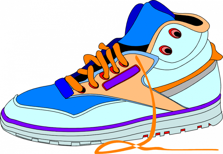 Fantastical Shoe Clip Art Top 67 Free Clipart Image - Sneaker Clipart (768x530)