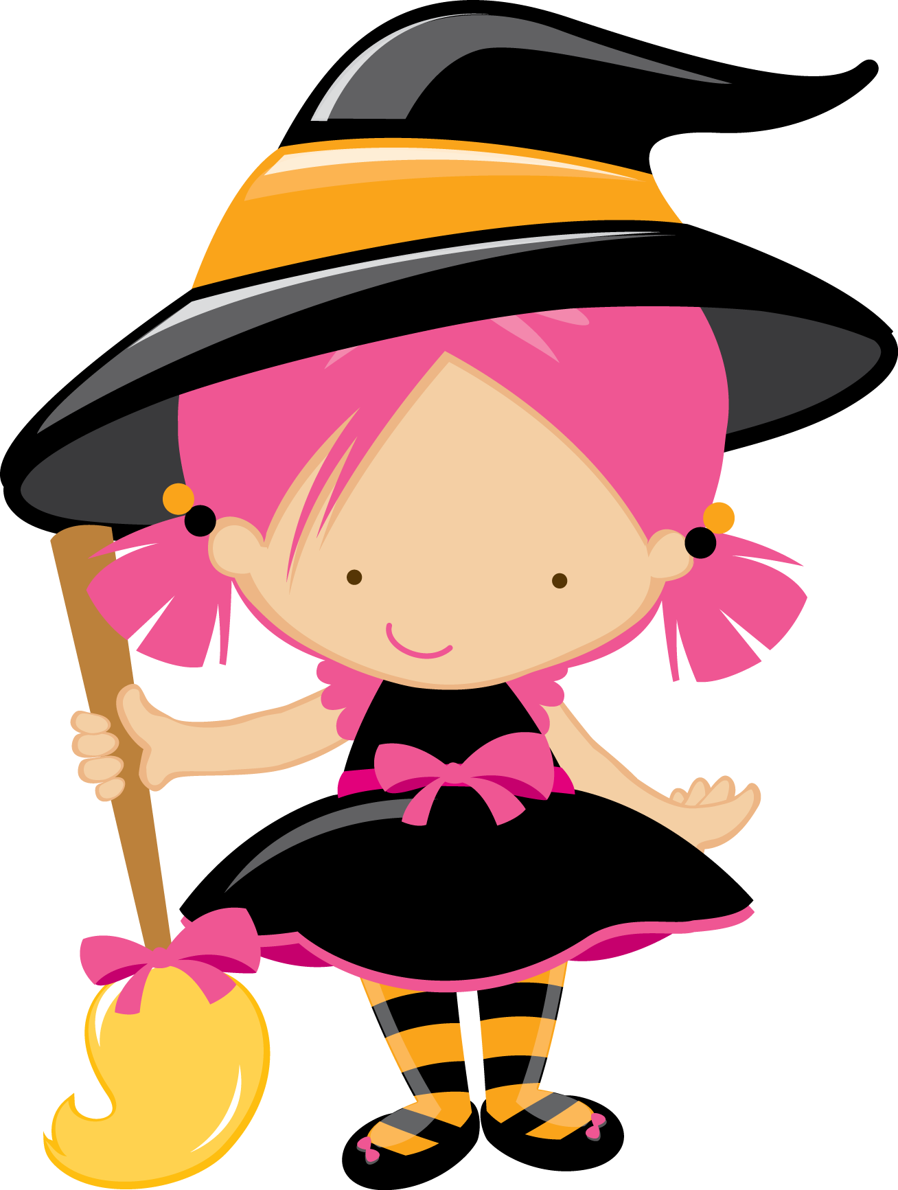 Resultado De Imagem Para Bruxinha Desenho - Cute Witch Clipart Free (1308x1733)