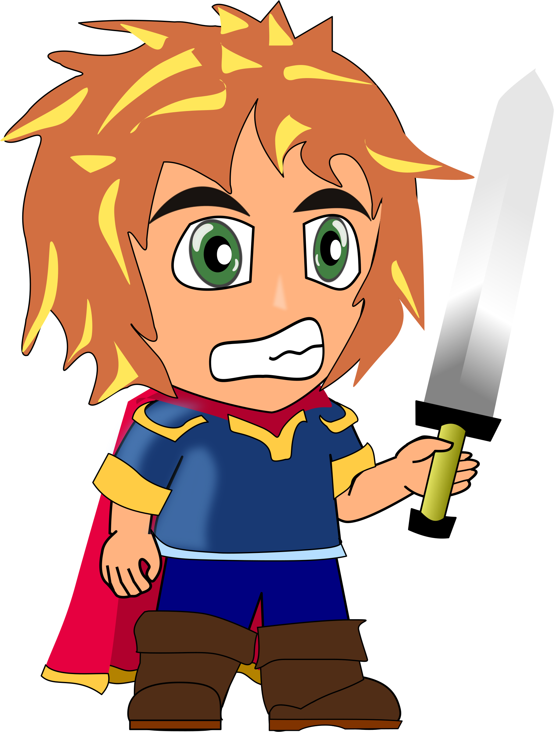 Hippie Clipart Chibi - Hero Clipart (1827x2400)