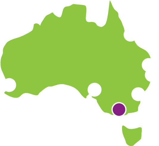 Book A Vehicle From Melbourne City - Sydney Australia Map Png (835x550)