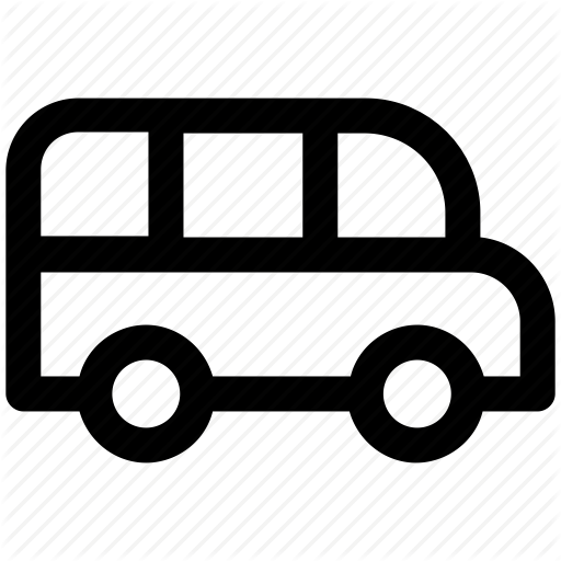 Delivery Clipart School Van - Minimal Transport Transparent Png (512x512)