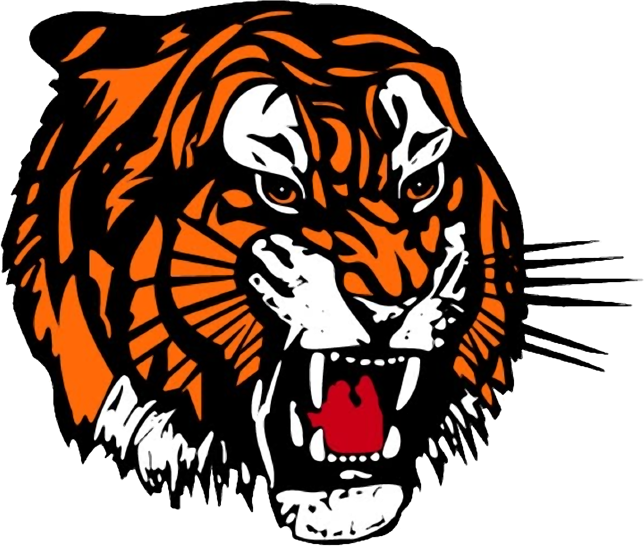Top 95 Tiger Clip Art Free Clipart Image - Liberty Center Tigers Logo (1397x1131)