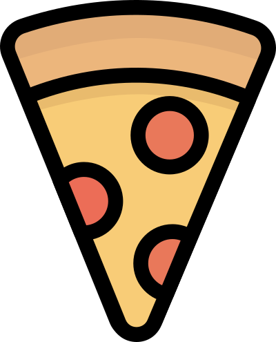 Food, Pizza, Peperoni Icon - L Love You More Funny (400x495)