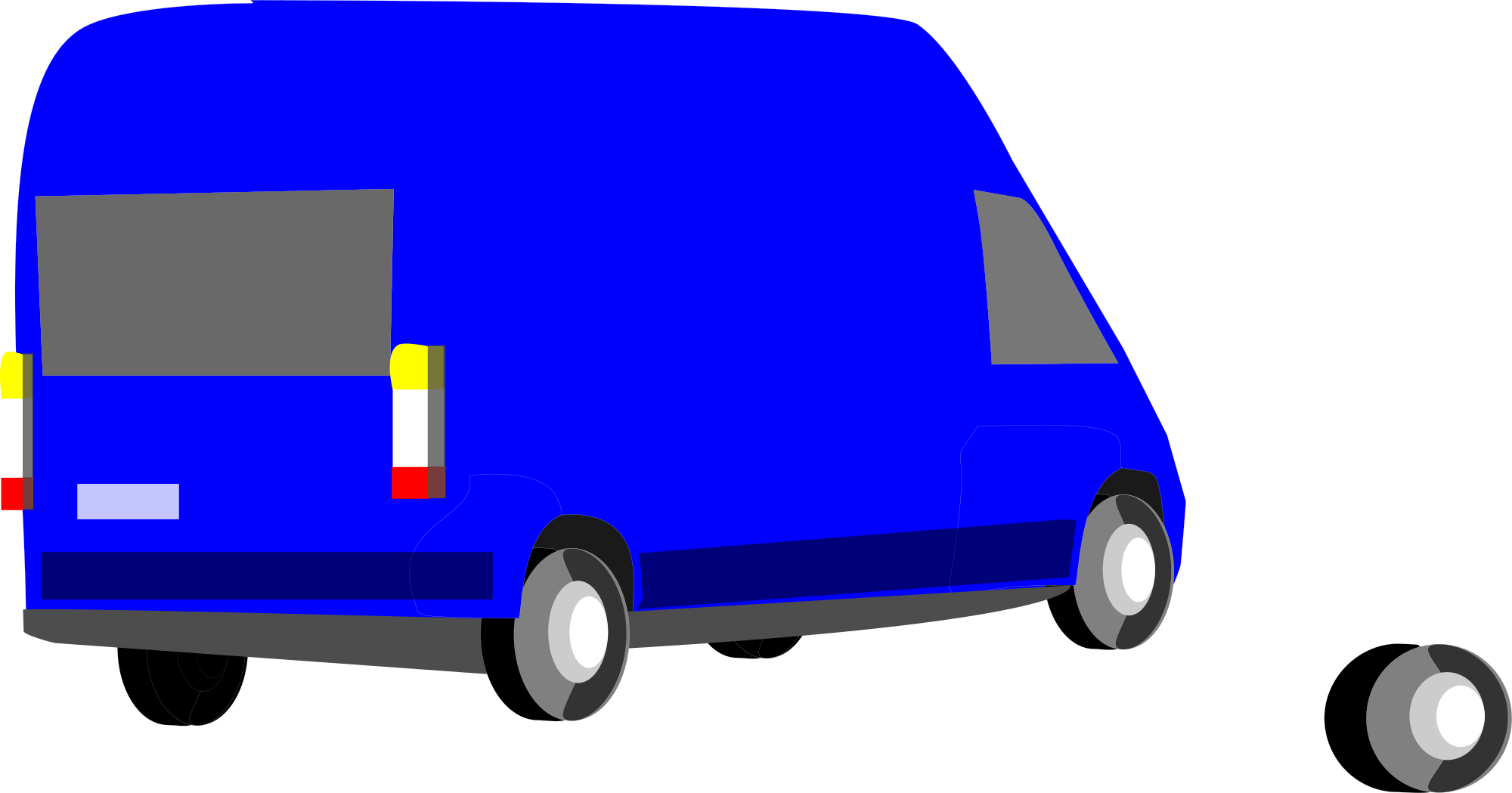 Transporter Van Clipart - The Transporter Film Series (2000x1049)