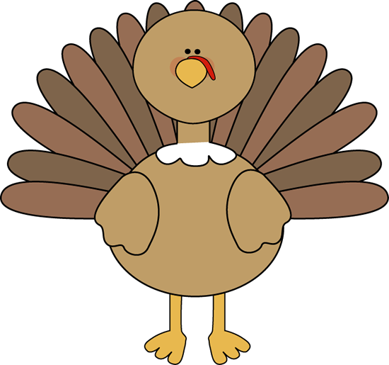 At Large Group - Thanksgiving Turkey Clipart (550x515)