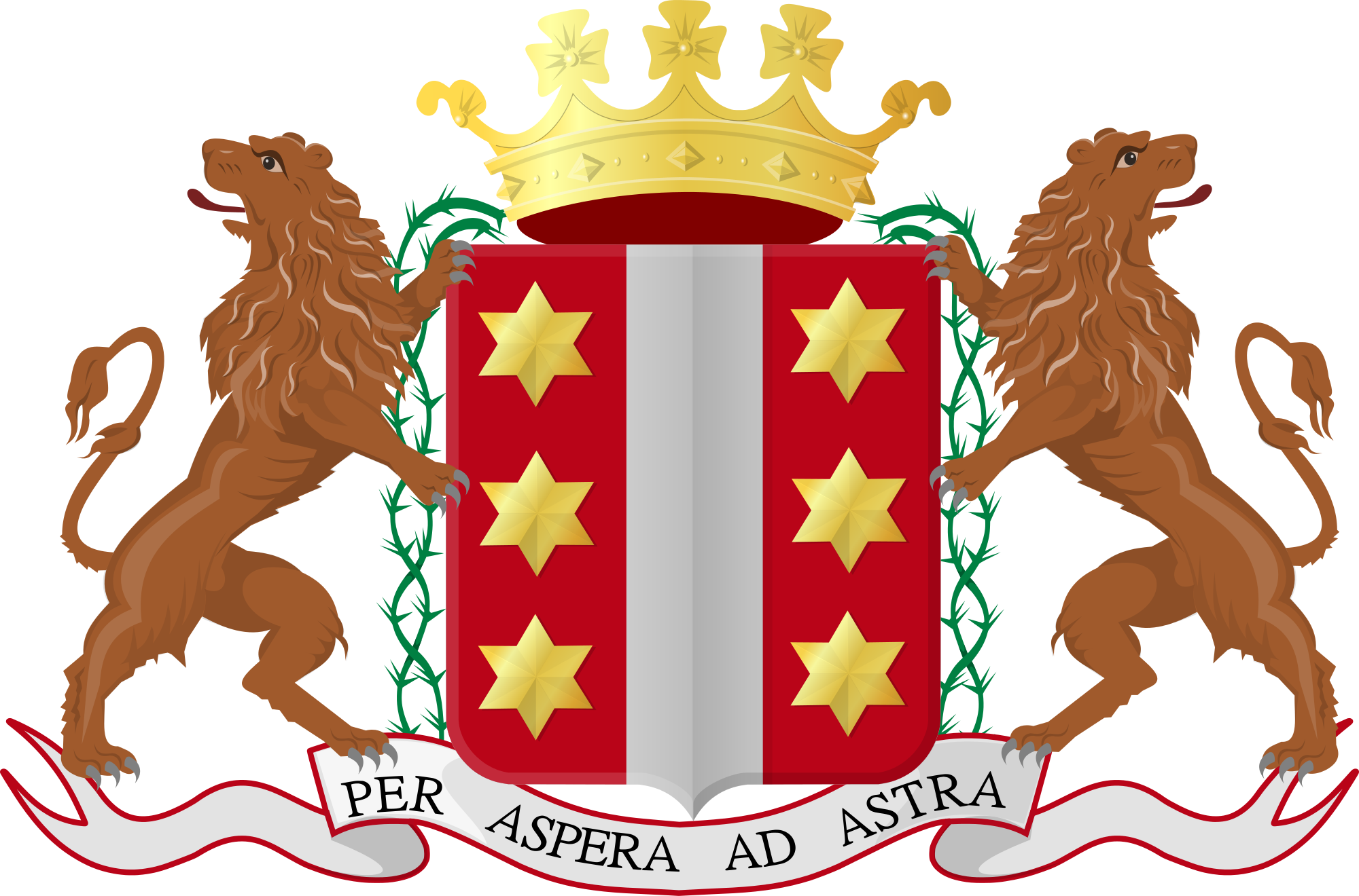 Open - Familiewapen Met 3 Sterren (2000x1320)