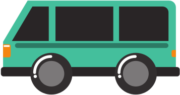 Mini Camper Bus Travel Camping Icon - Vehicle (550x550)