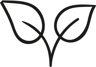 Two Fall Plant Leaves Vector - Two Leaves Clipart Black And White (400x400)