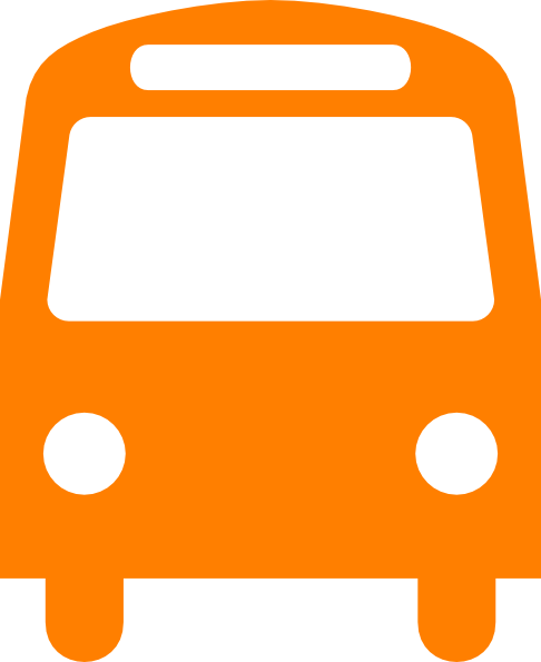 Bus Stop Clipart - Bus Front Clipart Png (486x595)