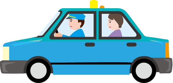 Pin An Outlined Line D - Taxi Passenger Clipart (711x344)