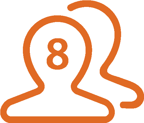 Up To 8 Seats - Icon (512x512)