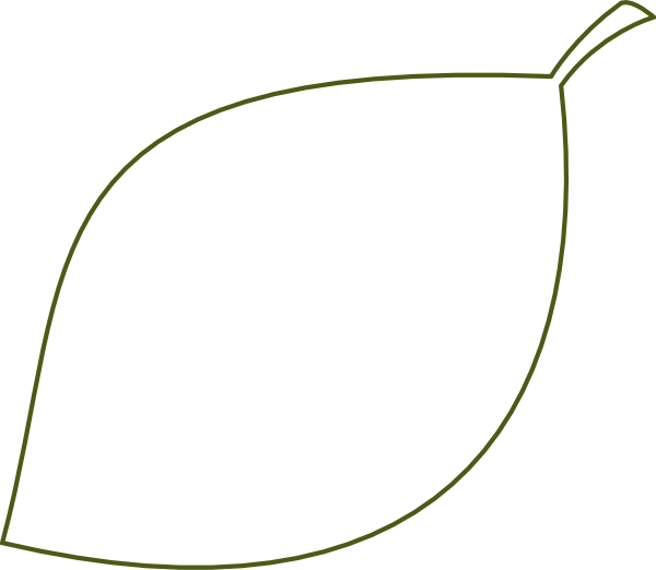 Leaves Outline Clip Art - Clip Art - (600x522) Png Clipart Download
