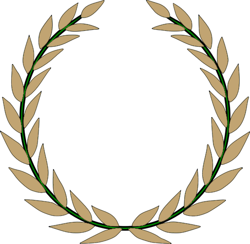 Laurel Wreath Bay Laurel Olive Wreath Clip Art - Olive Wreath (513x500)