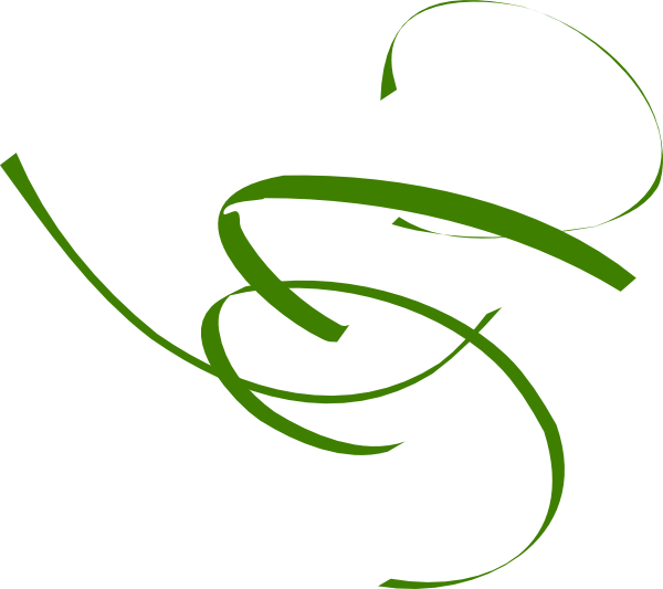 Swirl - Designs - Png - Green Swirls (600x533)