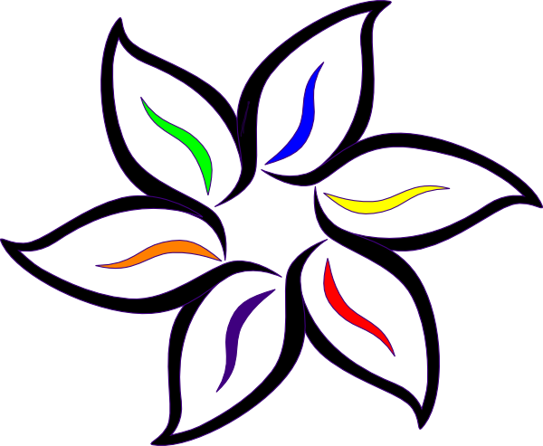 Design Clipart Box - Easy To Draw Flowers (600x493)