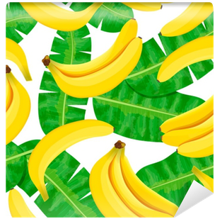 Seamless Watercolor Illustration Of Tropical Leaves, - Tropical Motif (400x400)